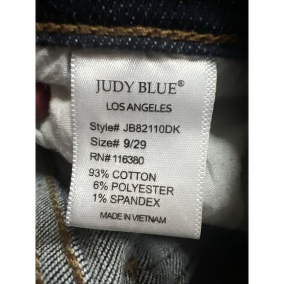 Judy Blue Jeans Skinny Fit Womens Size 9/29 Stretch Mid Rise Elisa JB82110DK - Picture 11 of 12